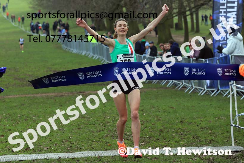 Senior Women, 2024 CAU Inter Counties Cross Country Champs., Wollaton Park, Nottingham. Photo: David T. Hewitson/Sports for All Pics